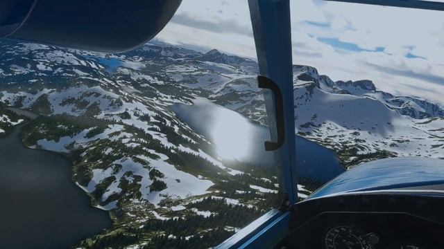 MSFS2020 Flying and Fishing at Beartooth Lake WY in the Grumman Goose with RealVR Fishing. смотреть онлайн