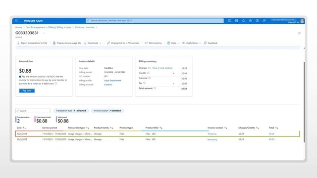 How to find and read your Microsoft Customer Agreement invoices within the Azure Portal смотреть онлайн