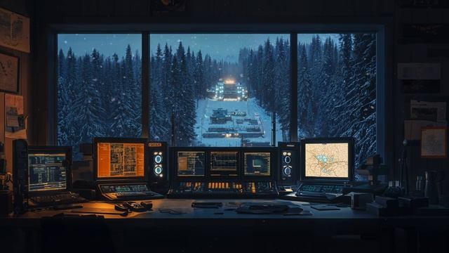 Alone_ Winter Mission Outpost _ Dark Ambient Focus Music смотреть онлайн