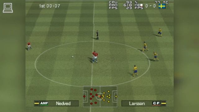 Pro Evolution Soccer 6 Gameplay SiS 315 / SiS 651 (64MB VRAM) смотреть онлайн