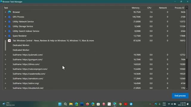 Microsoft Edge has its own task manager for troubleshooting and viewing process footprint смотреть онлайн