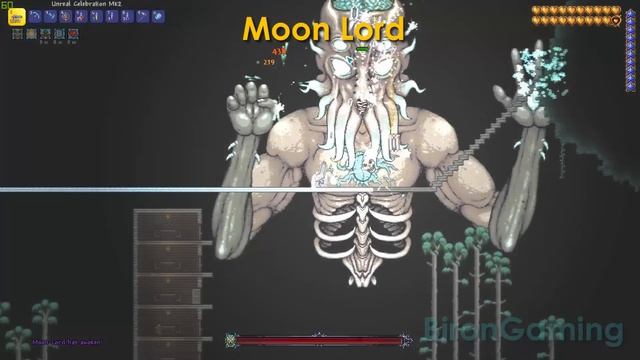 Terraria 1.4 - Celebration Mk2 vs ALL Bosses (Master Mode) смотреть онлайн