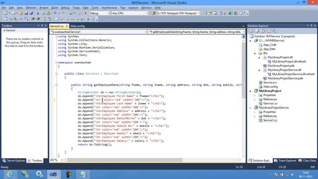 WCF Part14 Use WCF Without Add References in Asp.Net 4.0 смотреть онлайн