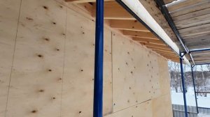 Обшивка каркасного дома фанерой