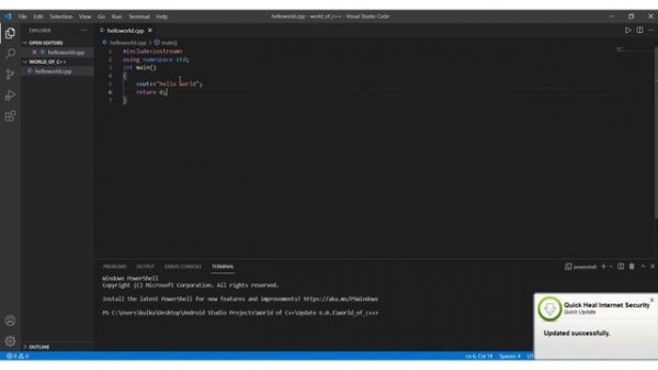 How to set up visual studio code for C++ programming on Windows 11