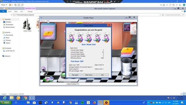 Purble Place - Cakes finishes 5 won the game on Windows 8 смотреть онлайн