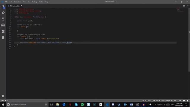 Simple Unity #1: Basic Horizontal Movement (2D) смотреть онлайн