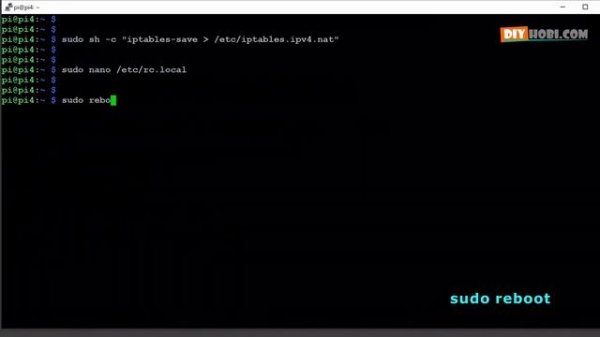 Sharing Raspberry Pi 4 Internet from Wifi to Ethernet—2021 Tutorial
