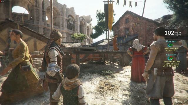 A Plague Tale Requiem 6700 XT смотреть онлайн