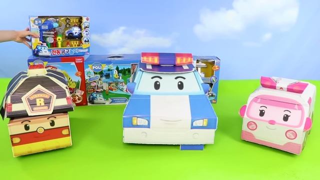 Robocar Poli Roy & Amber Camiones Coche De Policía Juguetes - Police Toys Cars For Kids