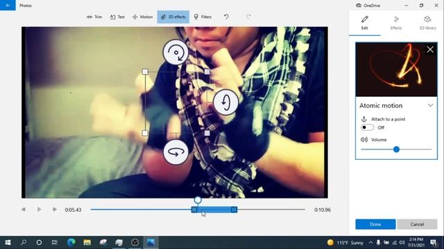 Windows 10 Built-in Video Editor with Cool Effect смотреть онлайн