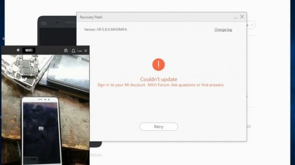 Mi PC suite update problem solution