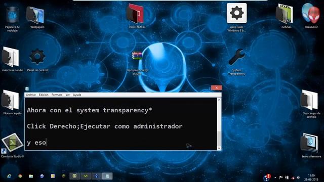 Como activar Aero Glass Y Full Glass En Windows 8 смотреть онлайн