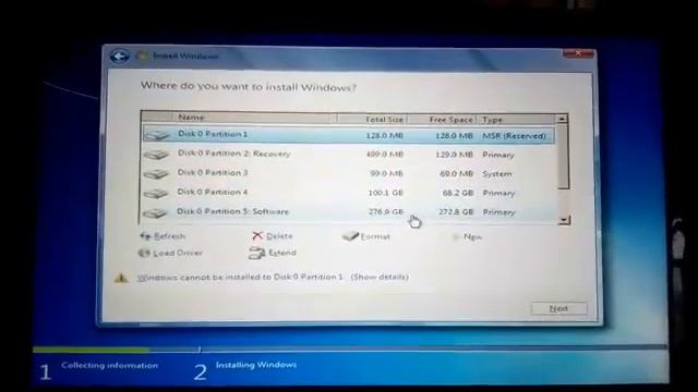 Fix Windows cannot be installed to disk 0 partition 2 Windows 7 смотреть онлайн