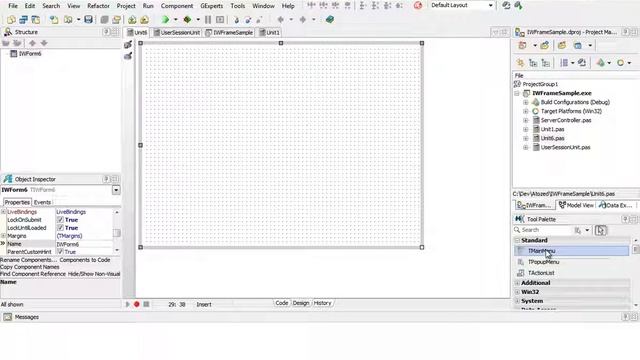 IntraWeb - How to add a IWFrame to your IWForms in XE2 / XE3 смотреть онлайн