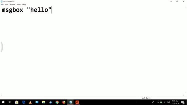 How to create VIRUS in laptop or android mobile :-: Simple codings shutdown and msgbox смотреть онлайн