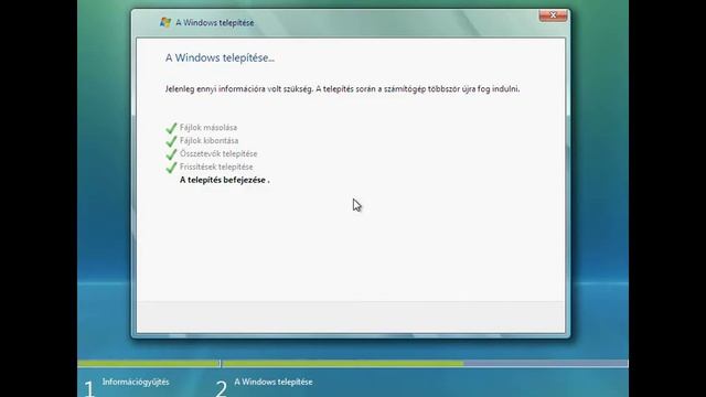 Windows Vista telepítés tutorial | How to install Windows Vista tutorial смотреть онлайн