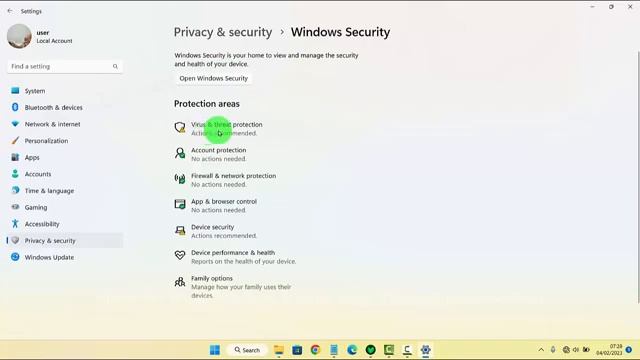 Windows 11 Home : How to Quick scan Virus and Threat protection смотреть онлайн