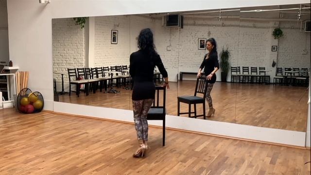 Уроки танцев - Урок танго - Женские тренировки с Ниной - от Очо до Болеро смотреть онлайн