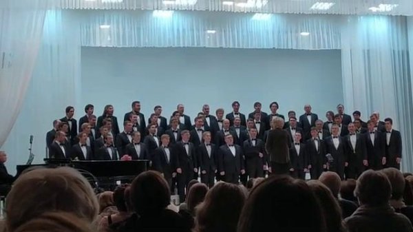 Тише, тише из оперы Риголетто, Дж.Верди, Академический мужской хор МИФИ