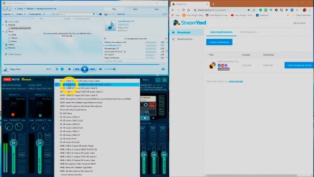 Voicemeeter Banana - set up for use with Streamyard and OBS смотреть онлайн