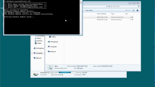 Disk Space Saver Utility Video Demo смотреть онлайн
