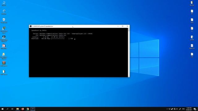 How to test Internet connection speed from command line windows смотреть онлайн