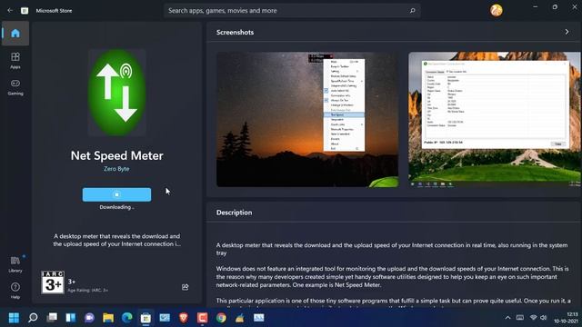 Windows 11 net speed meter || net speed meter Hindi || internet speed смотреть онлайн
