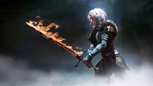 Ciri Sword The Witcher Free Wallpaper смотреть онлайн