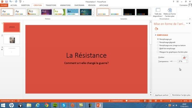 Faire un beau diaporama avec Powerpoint 2013 | Tuto Office смотреть онлайн