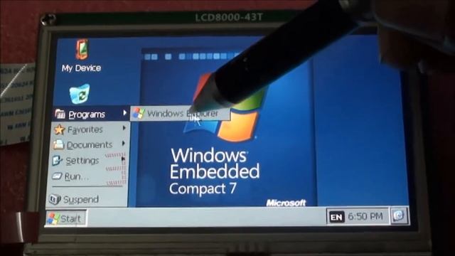 WinCE 7 on NXP iMX6UL EVK смотреть онлайн
