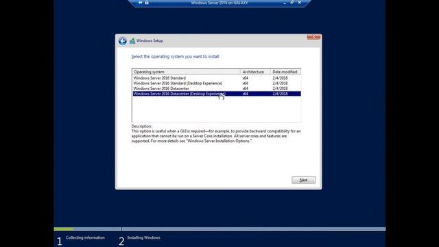Installing Windows Server 2016 смотреть онлайн
