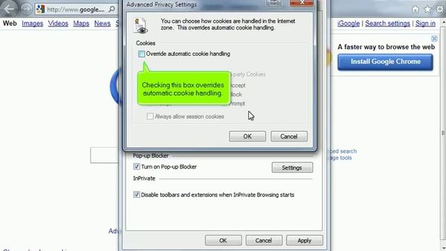 Managing Cookies in Internet Explorer - Video Tutorial смотреть онлайн