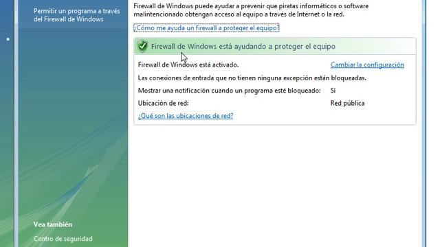 13_Administrando windows vista - Activar o desactivar el firewall.avi смотреть онлайн