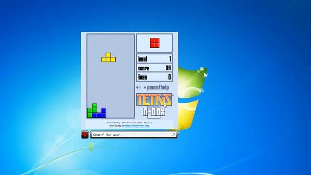 Tetris NBlox Windows 7 Sidebar Gadget смотреть онлайн