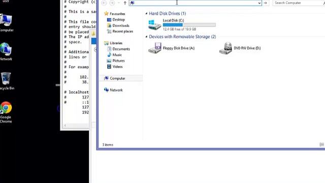 Windows 8 Tutorial - How To Edit The Windows Hosts File смотреть онлайн