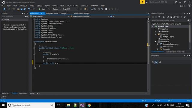 How to Create Splash Screen in C# Windows Application смотреть онлайн