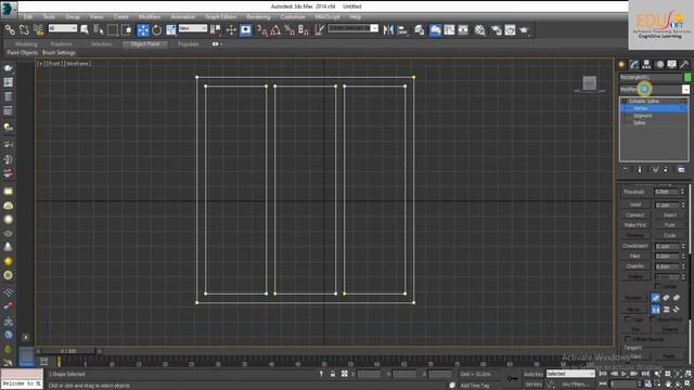 Advance tutorial for 3Ds Max: How to create a 3 panel window in 3Ds Max смотреть онлайн