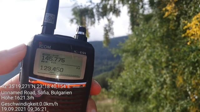 HAM DX - Thasos island repeater reception near Sofia, Bulgaria смотреть онлайн