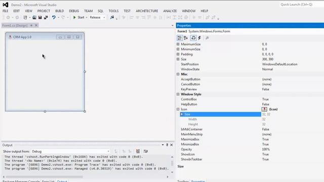 Visual C# Change Windows Form Icon смотреть онлайн