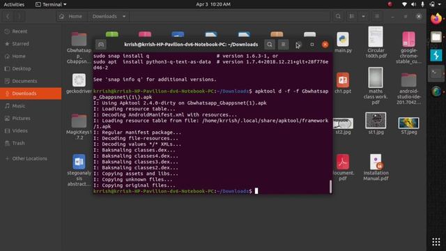 reverse engineering to decode the app source code using apktool, wget tool, python server смотреть онлайн