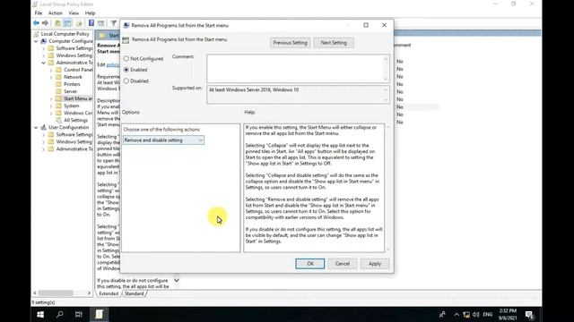 Remove Start Menu Programs By GPO - إخفاء التطبيقات من قائمه البدء بالجروب بوليسى смотреть онлайн