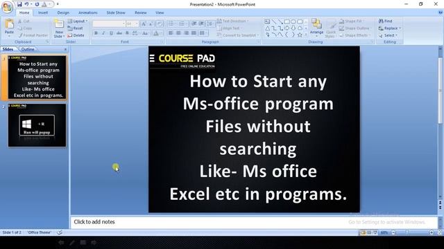 Shortcut keys to open Ms Office Programs like (Msword|| Excel|| Powerpoint etc) смотреть онлайн