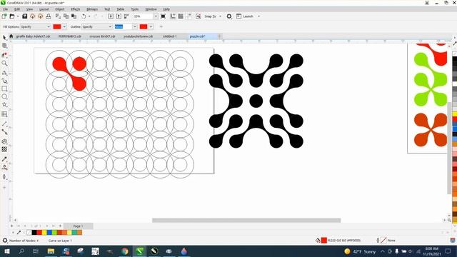 Corel Draw Tips & Tricks Make Puzzle part 1 смотреть онлайн