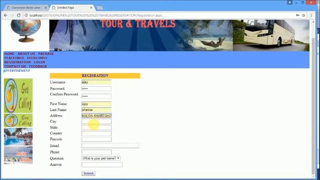 Tours And Travels Management System In Asp.Net With C# смотреть онлайн