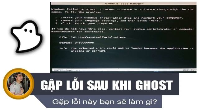 Chu Đặng Phú KHẮC PHỤC LỖI KHÔNG KHỞI ĐỘNG VÀO WINDOWS SAU KHI GHOST смотреть онлайн