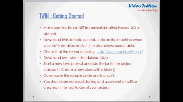 Selenium WebDriver (Grid) - Automating Windows Applications - TWIN Automation Tool смотреть онлайн