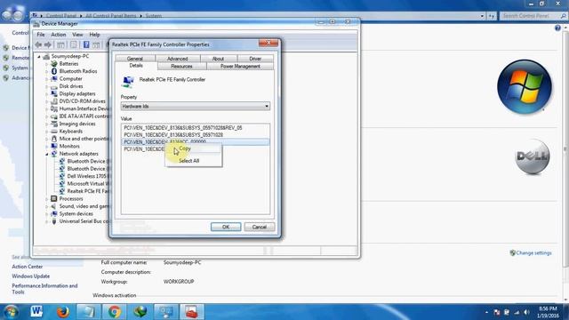What is vendor id and device id associated with windows смотреть онлайн