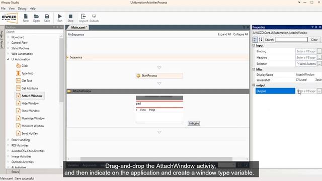 AIwozo UI Automation: "Hide Window", "Show Window", "Maximize Window" & "Minimize Window" смотреть онлайн