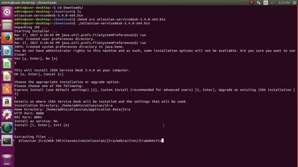 JIRA Installation on linux Ubuntu